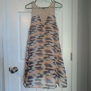 Sleeveless Babllydoll Patterned Dress